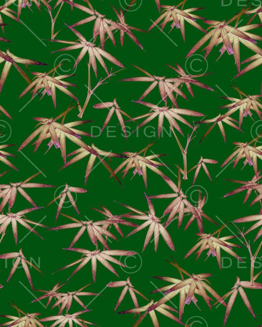 国画竹子印花华亿平台图片