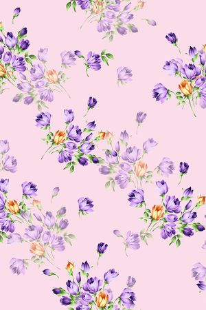 小碎花印花华亿平台图片