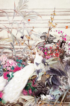 中国风印花华亿平台图片