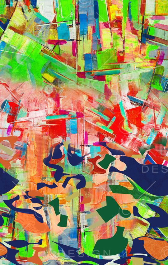 树枝印花华亿平台图片