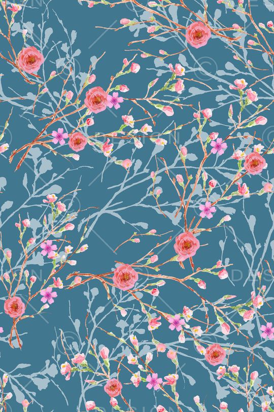 小碎花印花华亿平台图片