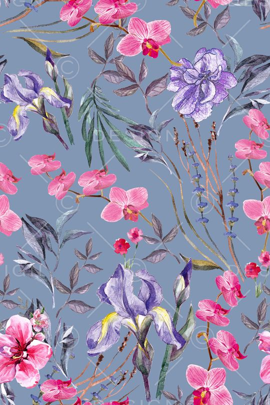 小碎花印花华亿平台图片