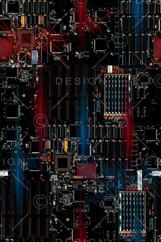 科技风印花华亿平台图片