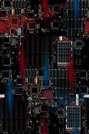 科技风印花华亿平台图片