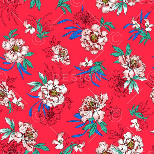 植物印花华亿平台图片