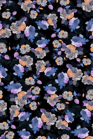 小碎花印花华亿平台图片