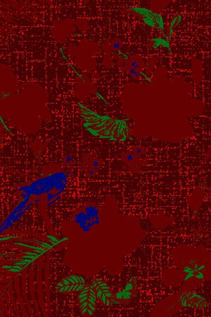 鸟印花华亿平台图片