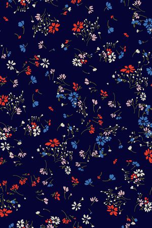 小碎花印花华亿平台图片