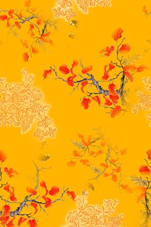 宫廷风印花华亿平台图片