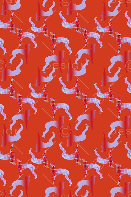 动物纹印花华亿平台图片