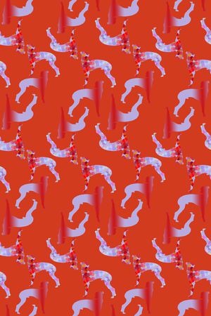 动物纹印花华亿平台图片