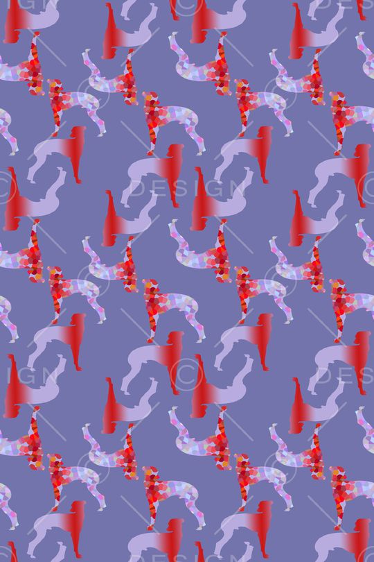 动物纹印花华亿平台图片