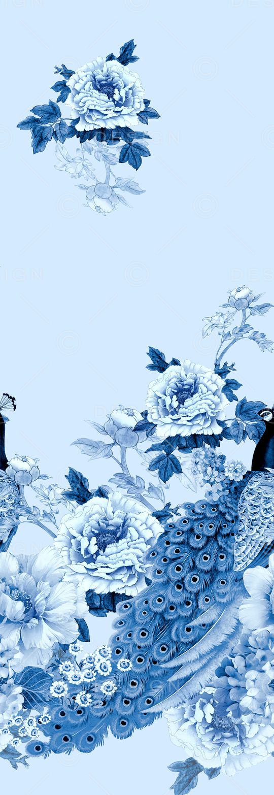 牡丹印花华亿平台图片