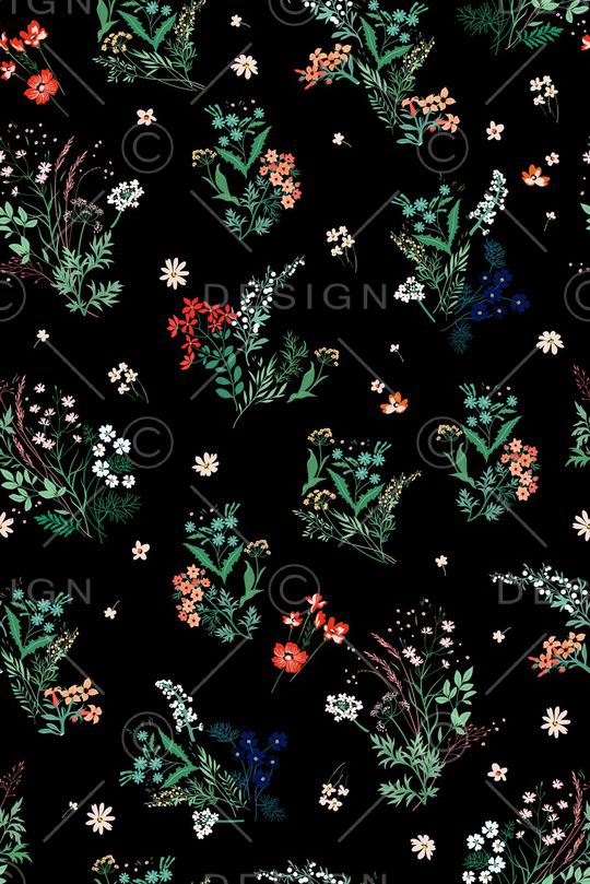 小碎花印花华亿平台图片