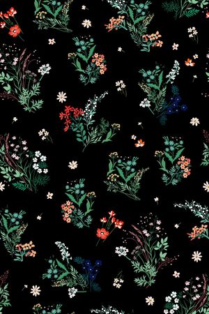 小碎花印花华亿平台图片