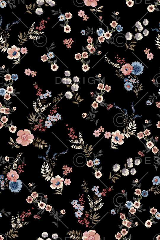 小碎花印花华亿平台图片