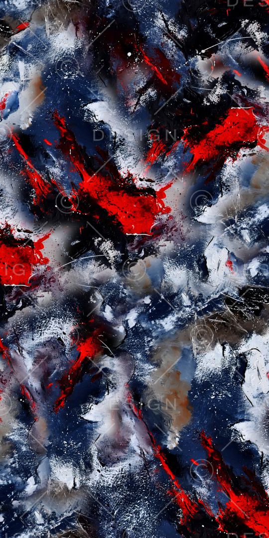 抽象男装印花华亿平台图片