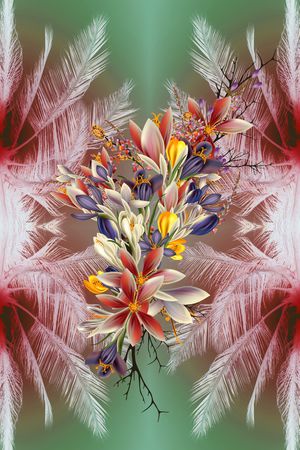 二方连续印花华亿平台图片