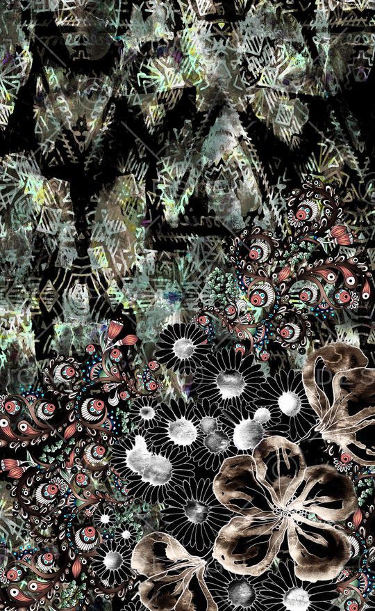 民族风印花华亿平台图片