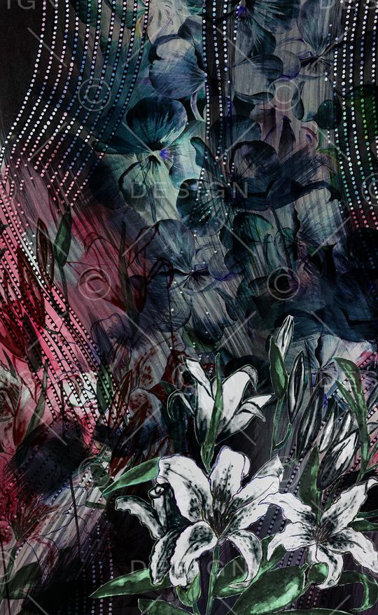 抽象印花华亿平台图片