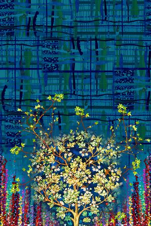 格子印花华亿平台图片