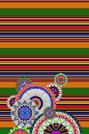 条纹印花华亿平台图片