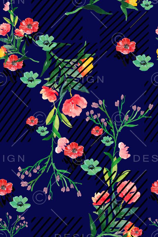 条纹印花华亿平台图片