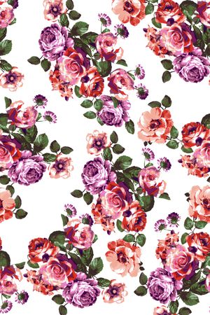 动物花卉印花华亿平台图片