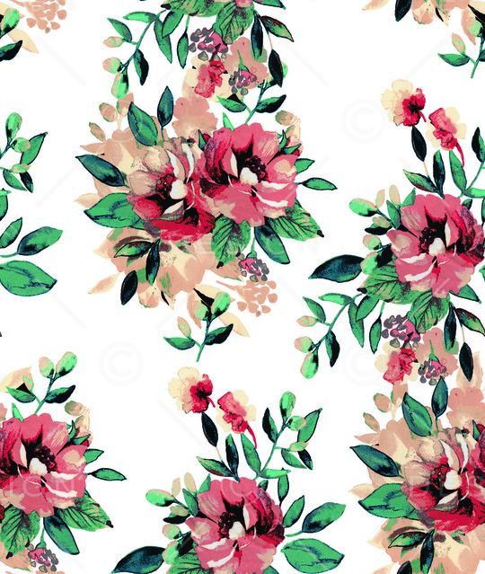 动物花卉印花华亿平台图片