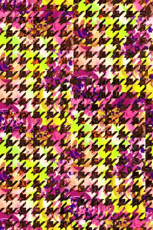 格子印花华亿平台图片