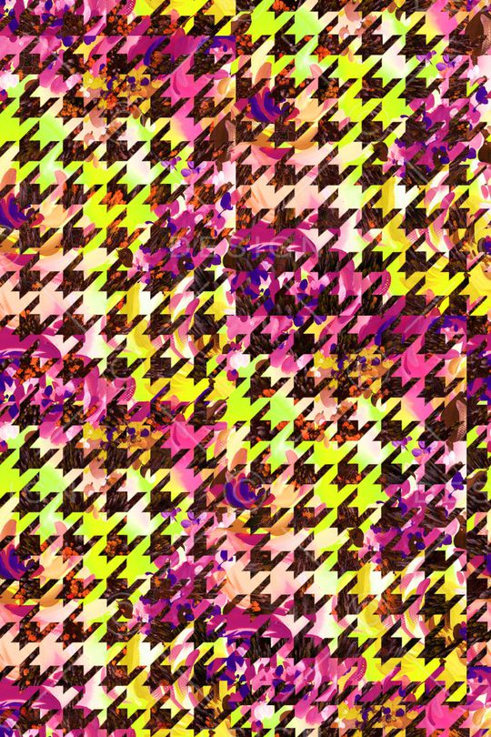 格子印花华亿平台图片