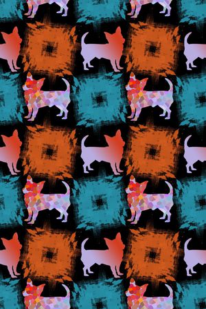 格子印花华亿平台图片