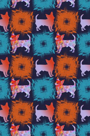 格子印花华亿平台图片