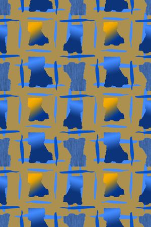 格子印花华亿平台图片