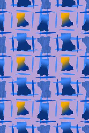 格子印花华亿平台图片