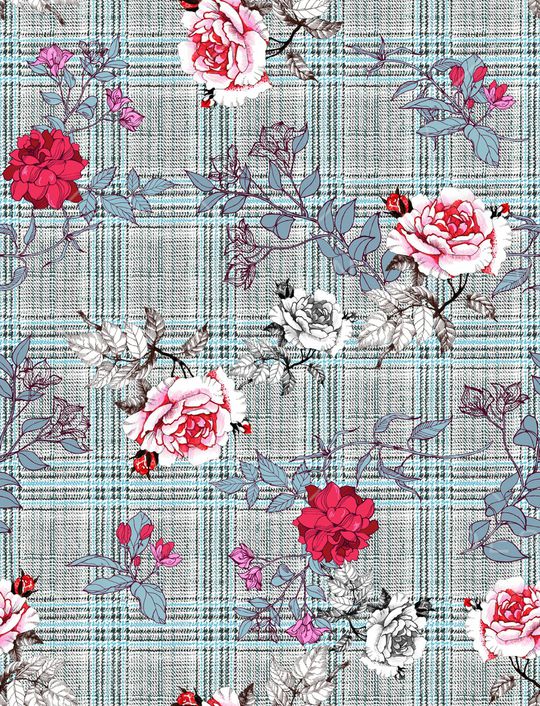 格子印花华亿平台图片