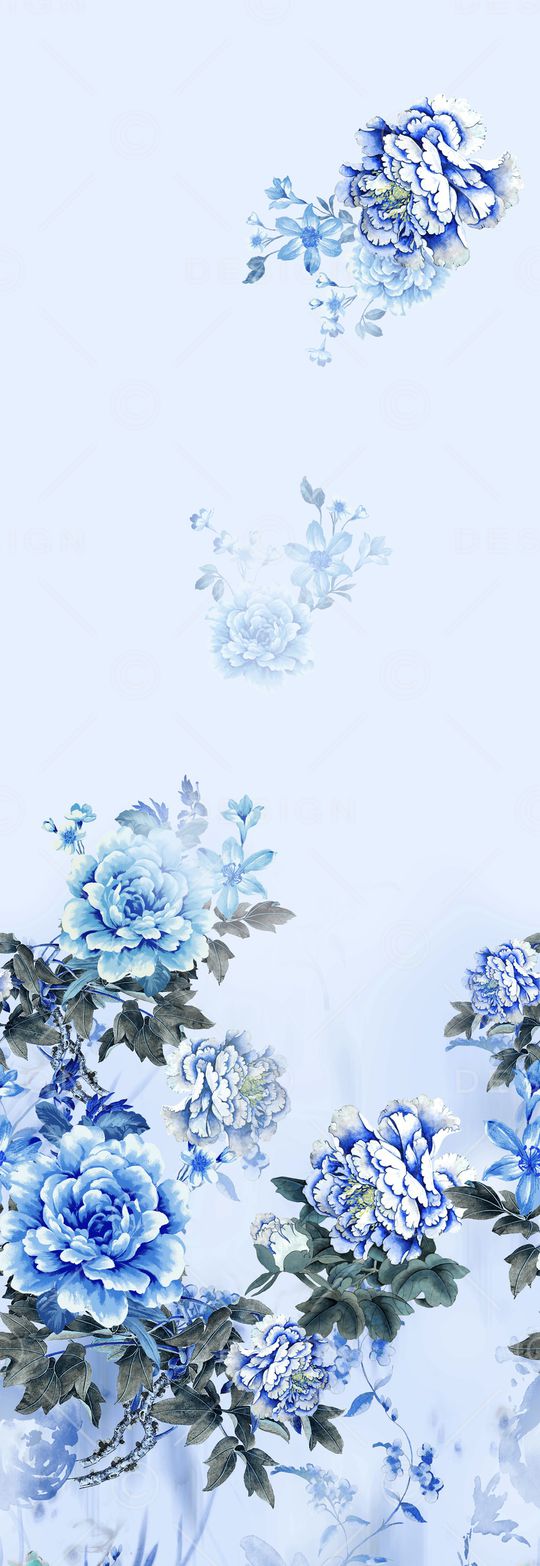 牡丹印花华亿平台图片