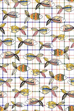 格子印花华亿平台图片