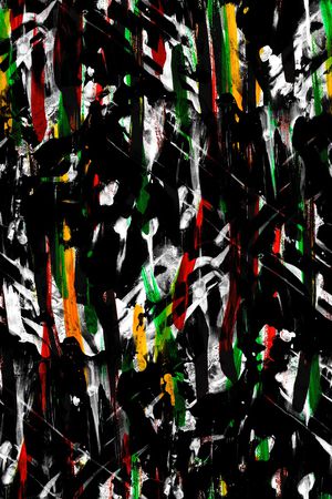 抽象手绘印花华亿平台图片