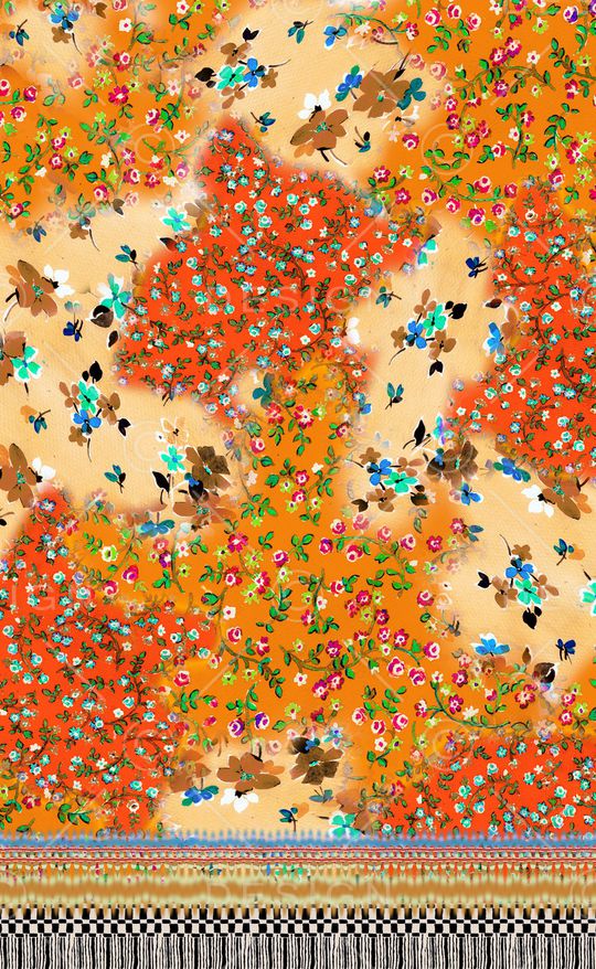 小碎花印花华亿平台图片