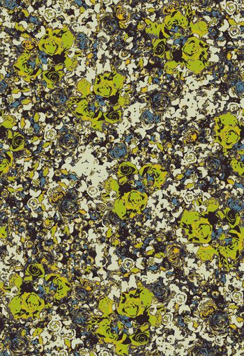 抽象花卉印花华亿平台图片