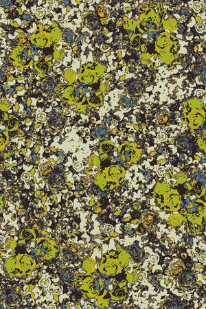 抽象花卉印花华亿平台图片