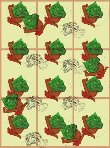 水母印花华亿平台图片