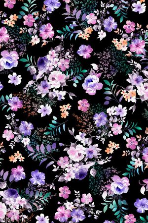 小碎花印花华亿平台图片