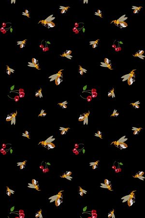 樱桃印花华亿平台图片