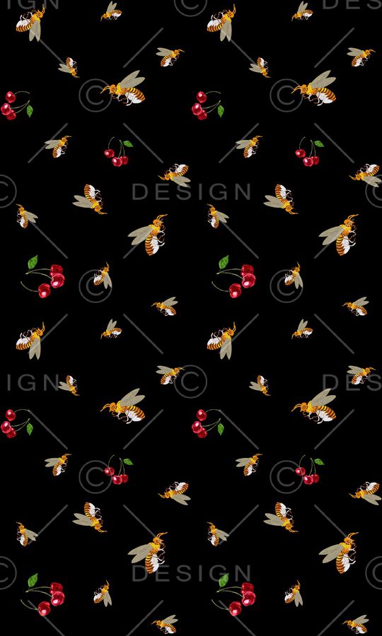 樱桃印花华亿平台图片