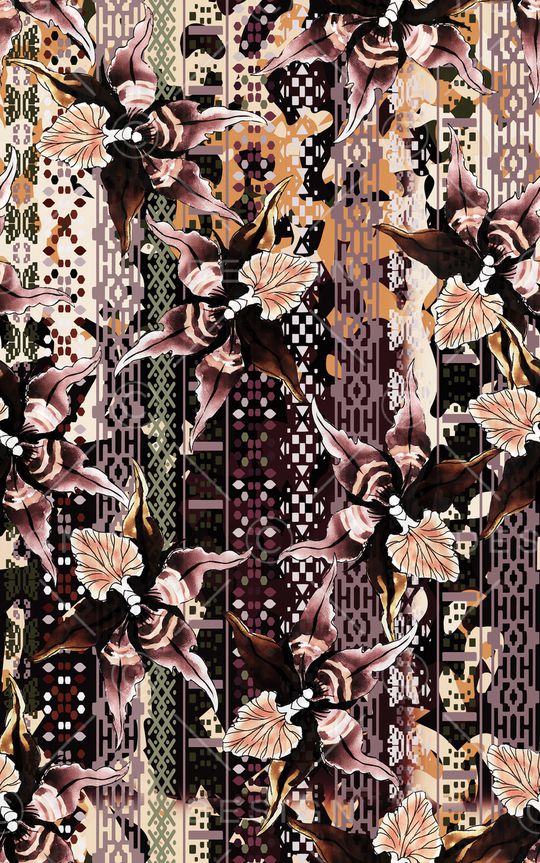 民族风印花华亿平台图片