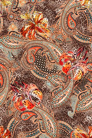 民族风印花华亿平台图片