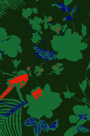 抽象印花华亿平台图片