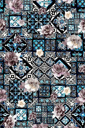 民族风印花华亿平台图片